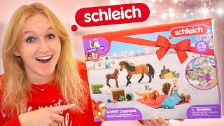 Schleich paarden ADVENTSKALENDER UNBOXING 2023 🤩🎄 [upl. by Marian83]