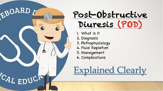 PostObstructive Diuresis  Diagnosis Pathophysiology Fluid Repletion Management Complications [upl. by Norac540]