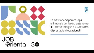 La Gestione separata INPS e il mondo del lavoro autonomo [upl. by Meneau846]