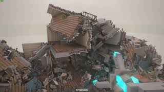 Completely destroying an apartment building  Teardown [upl. by Mcclary61]