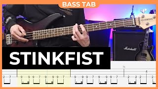 TOOL  Stinkfist  Bass Cover with Bass Tabs [upl. by Armilla]