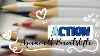 Action Aquarell Buntstifte  Unboxing und Review [upl. by Enoyrt128]