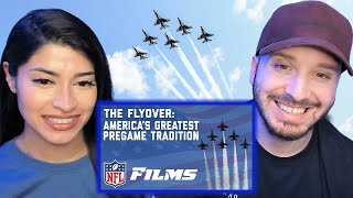 Brits React to The Flyover Americas Greatest Pregame Tradition [upl. by Airasor287]