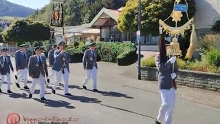 Bigge marschiert aus dem Tal der Könige zum Antreten zum Großen Festzug beim Kreisschützenfest 2023 [upl. by Ladnyc]