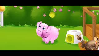 pig farming or gadhe ki savari animal cartoon story video 1M [upl. by Llenhoj234]