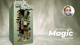 How To Build A DIY Magic House Book Nook Thats Just Awesome by Rolife [upl. by Schuster254]