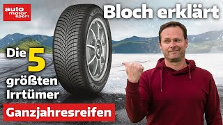 Ganzjahresreifen Die 5 größten Irrtümer  Bloch erklärt 257  auto motor und sport [upl. by Sacken]