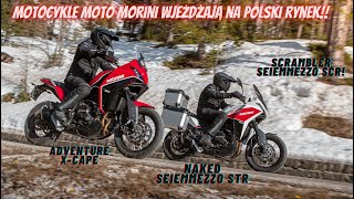 Motocykle Moto Morini praktycznie już dostępne w Polsce Aktualna oferta marki XCape STR SCR [upl. by Billi]