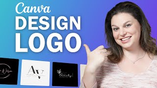 How to Make Logo in Canva [upl. by Ayoras]