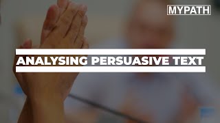 Analysing Persuasive Text  English Why Bother [upl. by Ronen]