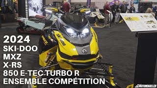 2024 SkiDoo MXZ XRS 850 ETEC Turbo R ensemble compétition [upl. by Ocsinarf120]