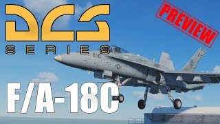 DCS FA18C Hornet Preview über dem persischen Golf  mit Carrier Ops DeutschWQHD [upl. by Tavy]