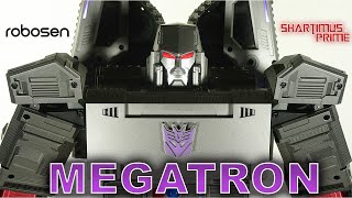 Transformers Robosen Megatron AutoConverting 40th Anniversary Robot Overview [upl. by Maryellen]