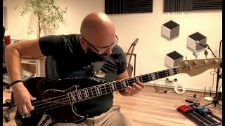 Bass improvisation in E minor with backing track [upl. by Ailatan442]