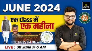 Current Affairs 2024  June Month Current Affairs Revision  Impt Questions By Kumar Gaurav Sir [upl. by Knutson912]