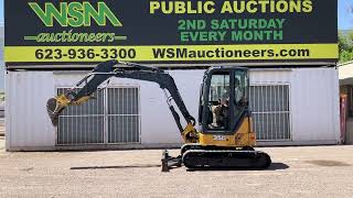 John Deere 35D Hydraulic Excavator For Virtual Auction May 11th 2024 [upl. by Arivle]