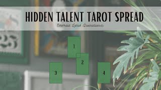 Hidden Talent Tarot Spread [upl. by Drarreg]