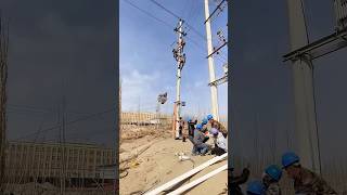 10kV distribution installation process [upl. by Peta]