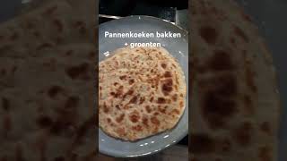 Pannenkoeken bakken  groenten [upl. by Ailecec422]