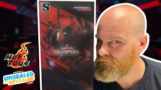 Hot Toys Armorized Deadpool Marvel Figure Unboxing  Unsealed and Revealed [upl. by Fulviah]