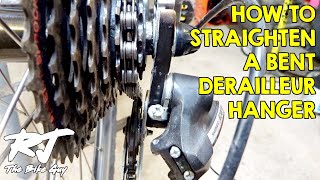 How To StraightenAlign A Bent Derailleur Hanger [upl. by Wilma]