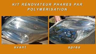 KIT RÉNOVATEUR PHARES PAR POLYMÉRISATION [upl. by Lura]