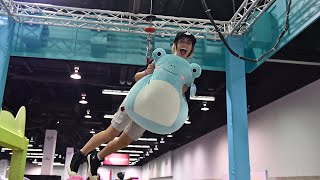 Squishmallows Human Claw Goes Viral at VidCon [upl. by Ordnajela]