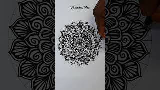 How to draw Mandala for Beginners  mandala art  stepbystep  doodle art [upl. by Lleral]