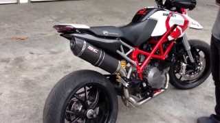 SCProject Oval full system 21 for Ducati Hypermotard 796 exhaust sound  SCProject Thailand [upl. by Barnet]