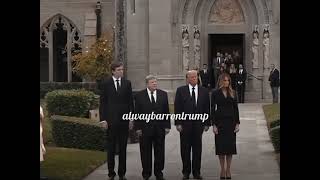 Barron Trump at his grandmothers funeral😊 [upl. by Ahsenauj838]