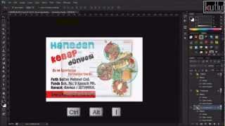 Photoshop ile Kartvizit Yapımı ve Baskıya Hazırlamamp4 [upl. by Nomi]