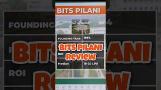 BITS Pilani Review  bits pilani review  cse bits pilani placements [upl. by Esaj581]