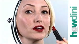 Red lips tutorial  How to apply red lipstick [upl. by Artaed]