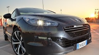 Peugeot RCZ Facelift Diesel  0100 amp driving footage [upl. by Joris588]