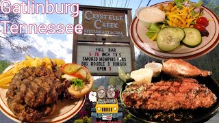 Crystelle Creek Restaurant Review amp Walkthrough Steak House Gatlinburg TN Crystal [upl. by Camroc]