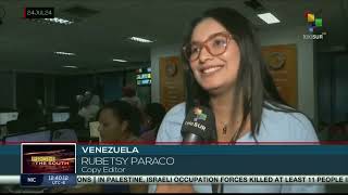 Venezuela teleSUR celebrates 19th anniversary [upl. by Bartlett]