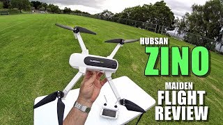 Hubsan ZINO Maiden Flight Test Review  Altitude Limit CRASHING Pros amp Cons [upl. by Yahsal505]