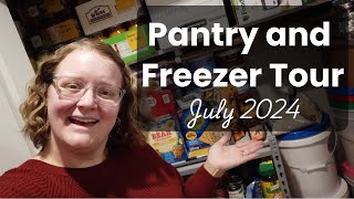 Whats In My Pantry and Freezer  July 2024  Prep for Pantry Challenge [upl. by Carmelita980]