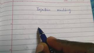 INJECTION MOULDING PROCESS EXPLANATION IN HINDI [upl. by Gnot]