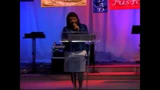 La Justicia y la Misericordia de Dios Pastora Leonor Rodriguez Congreso Mujeres 2012flv [upl. by Hildie526]