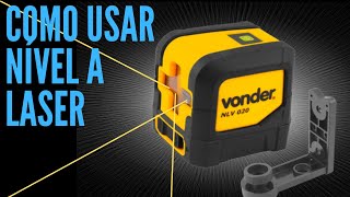 Como Usar Nível a Laser Vonder  NLV 020 [upl. by Ahsinotna542]