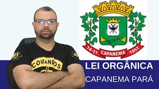 LEI ORGÂNICA DO MUNICÍPIO DE CAPANEMA PARÁ  AULA 01 [upl. by Yddur]