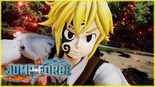 Jump Force Mod Meliodas Character The Seven Deadly Sins Over Asta [upl. by Arres]