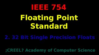 IEEE 754 32 Bit Single Precision Floats [upl. by Biernat]