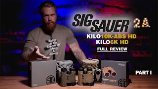 Sig Kilo 10KABS HD vs Sig Kilo 6K HD Laser Range Finding Binocular With Applied Ballistics  Part I [upl. by Waterman662]