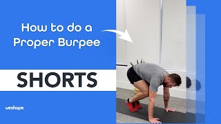 How to do a Proper Burpee shorts [upl. by Alamap]