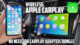 WIRELESS APPLE CARPLAY  No need to buy adapter or dongle [upl. by Rehtse828]