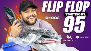 🔥 Best Flip FlopsSlippersChappal For Men 2023  Crocs Symbol Neemans  ONE CHANCE [upl. by Dore]