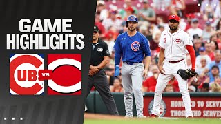 Cubs vs Reds Game Highlights 73024  MLB Highlights [upl. by Melania]