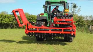 Blaney Agri 45m Aerator Fold Up Wings [upl. by Leandro334]